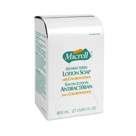 Gojo 9757-12 Micrell Antibacterial Lotion Soap 800 ml refills Yellow, 12PK 2870047